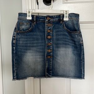 Indigo Reign denim skirt